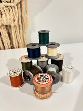 Vintage THREAD Dewhurst's Sylko Molnlycke Sweden Coats Koban assorted colours